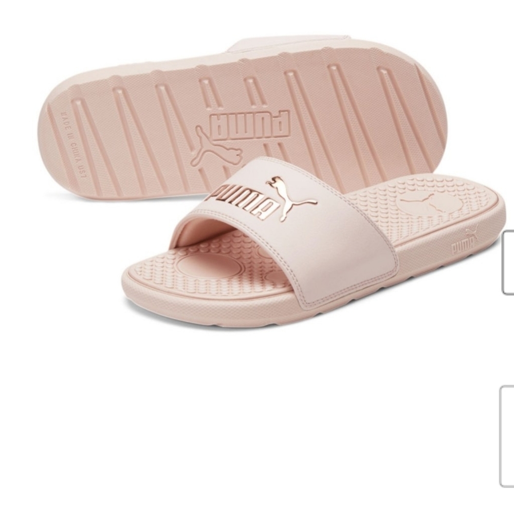 NWT PUMA SIZE 8 COOL CAT PINK SLIDE SANDALS